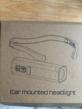 Ear Mounted Headlight - Brown